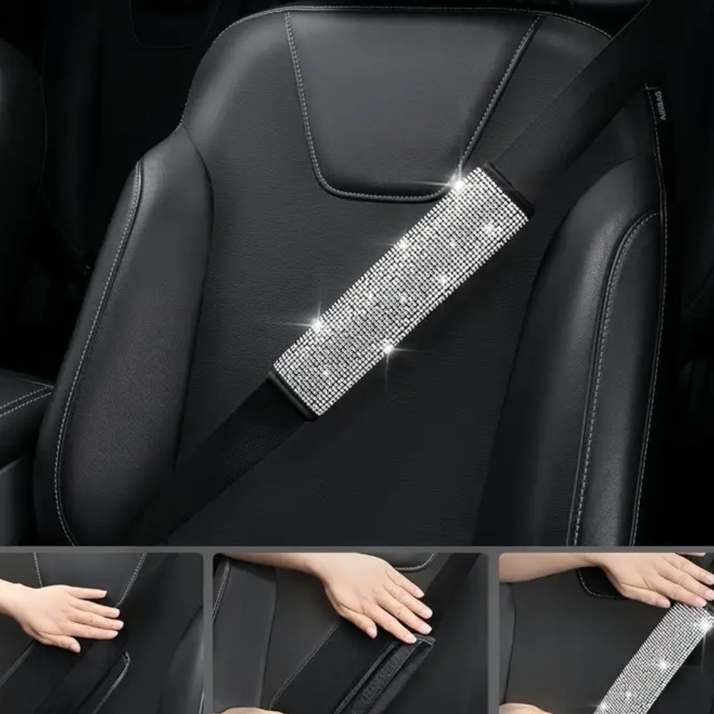 Sparkling Rhinestone Car decor set - Picture 5 of 9